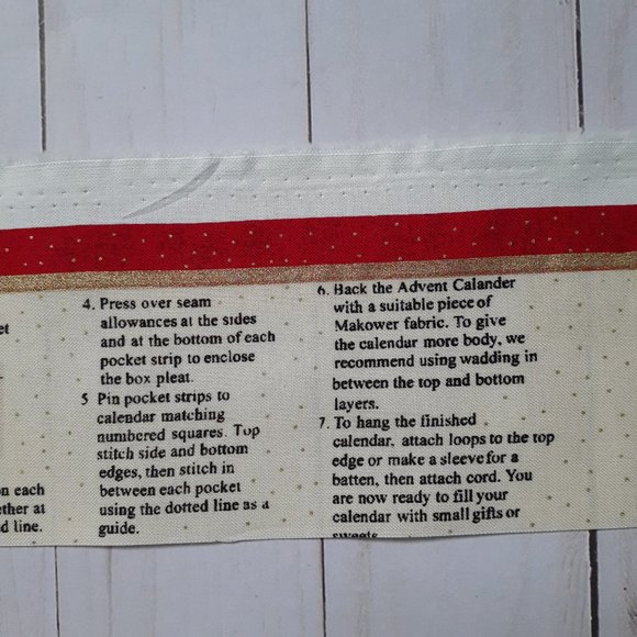 Keepsake Quilting Christmas Advent Calendar Kit #3923 - Picture 6 of 16